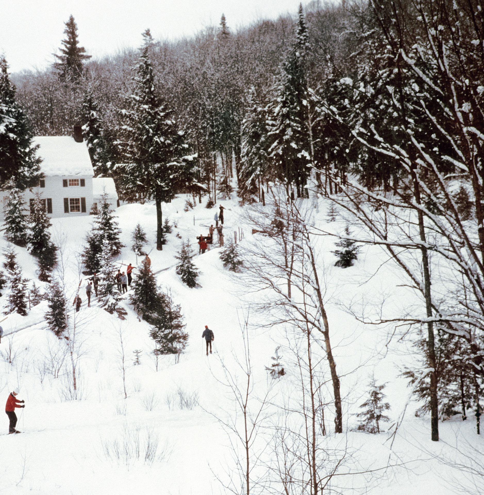 Vermont Winter, Vermont, Nachlassausgabe, Winter-Landschaftsfotografie (Realismus), Photograph, von Slim Aarons