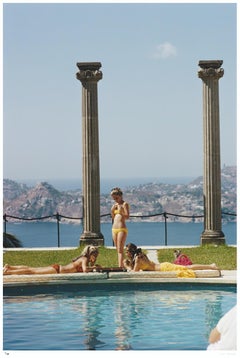 Villa Nirvana 1972- Slim Aarons Estate Stampato