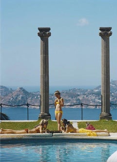 Slim Aarons, Villa Nirvana in Las Brisas, Acapulco, Mexico 1972. Estate Stamped