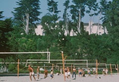 Volleyball in Santa Barbara by Slim Aarons - Limited Edition Estate Stamp Print