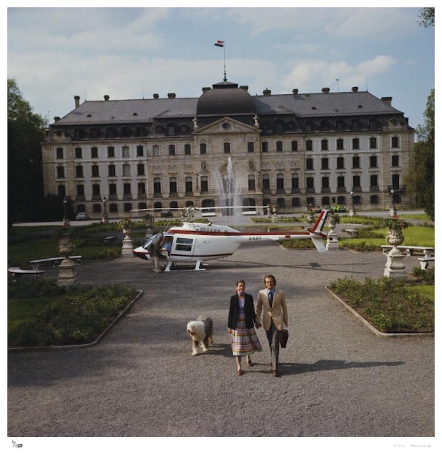 Von Furstenburgs 1977 - Slim Aarons Estate Stamped