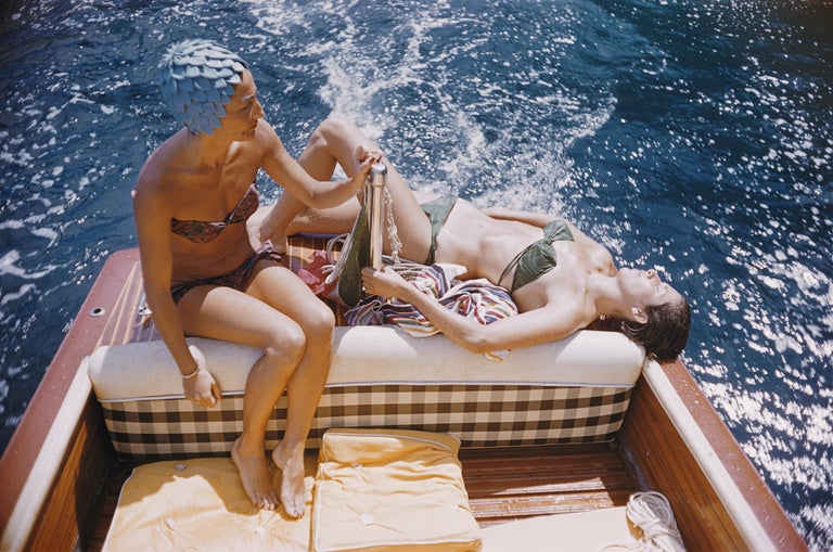 Slim Aarons - 'Vuccino And Rava' 1958 Slim Aarons Limited Estate Edition  For Sale at 1stDibs