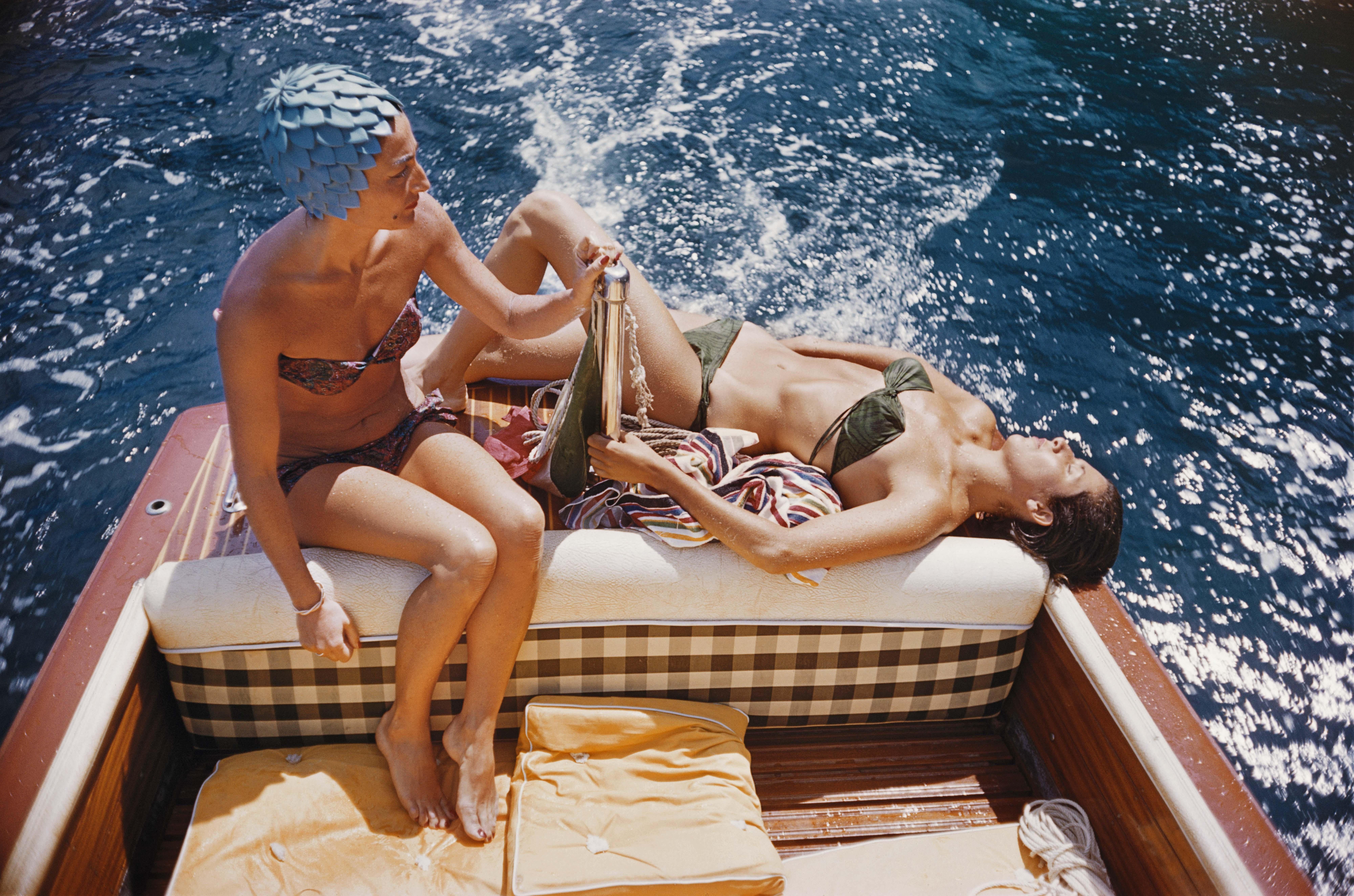 Vuccino And Rava in Capri, 1958, Slim Aarons Estate Limited Edition Print