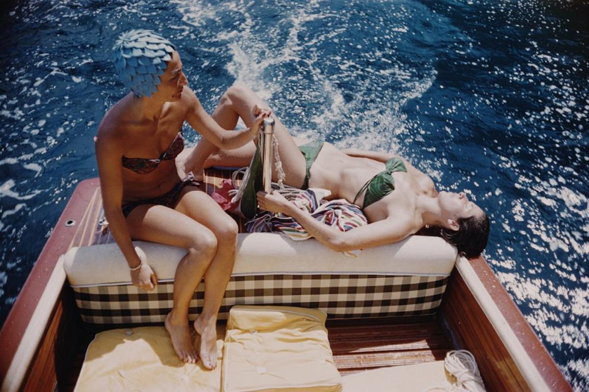 Color Photograph de Slim Aarons - Vuccino y Rava" EDICIÓN ESTATAL SLIM AARONS