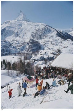 Zermatt Skiing 1968 - Slim Aarons Estate Stamped