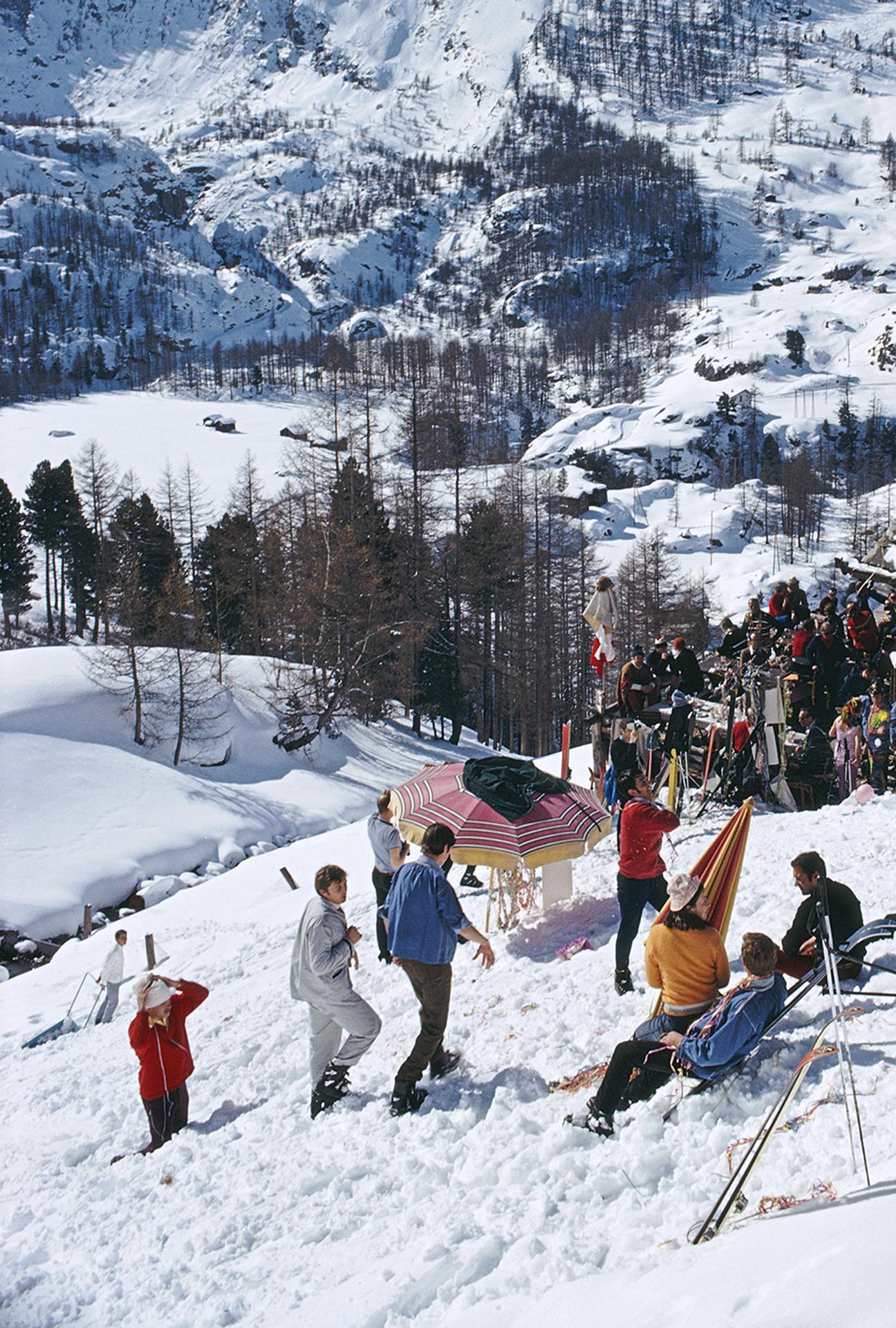 Esquí en Zermatt, Alpes suizos, Edición limitada, Fotografía de paisaje montañoso nevado 2