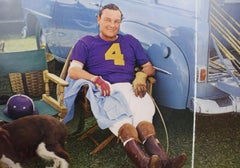 Slim Aarons Laddie Sanford at Gulfstream Polo Club Delray, FL Framed Color Plate