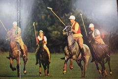 Slim Aarons 'Polo Match At The Myopia Hunt Club c1974 Framed Color Double Plate