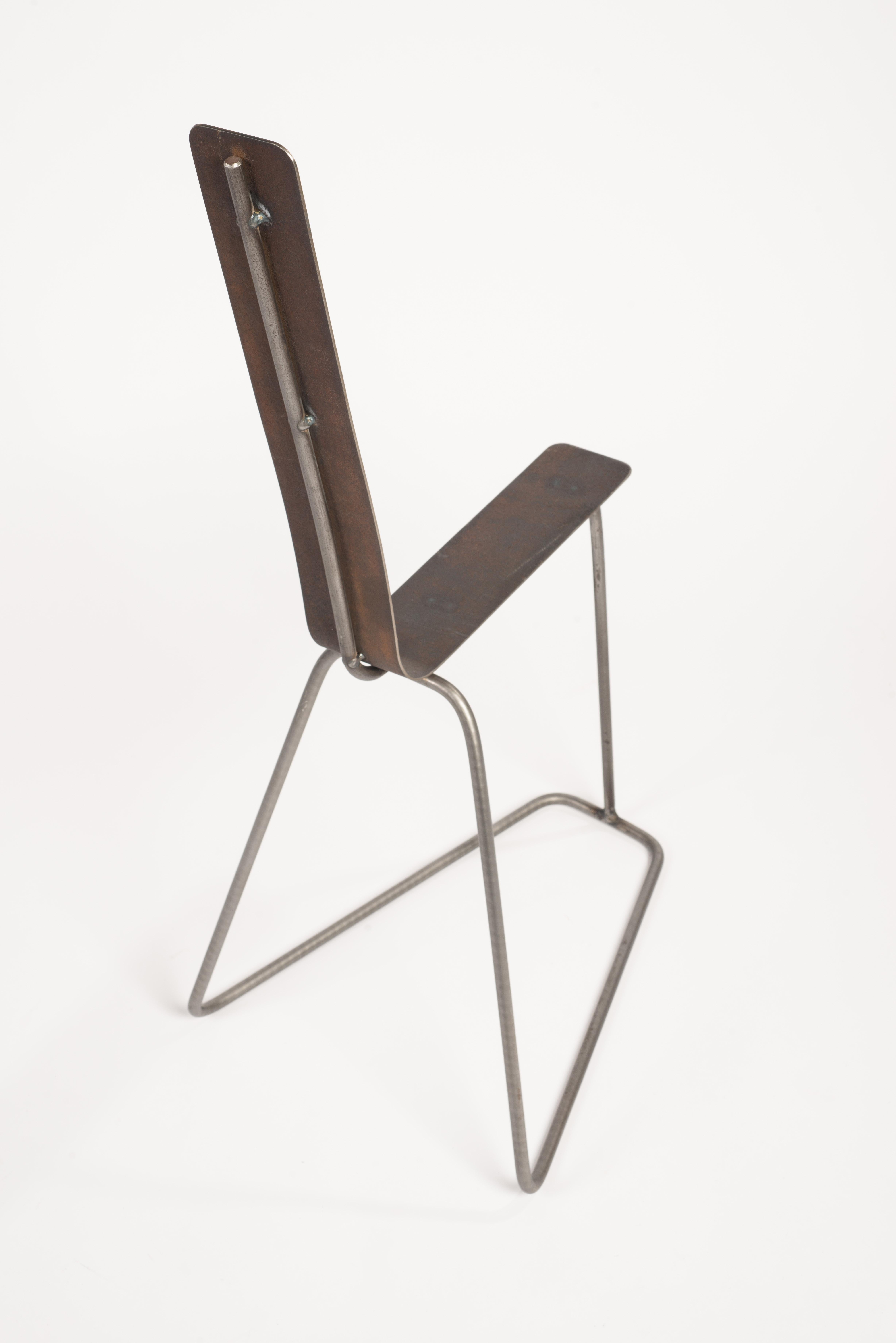 Modern Slim Chair by Neil Nenner For Sale