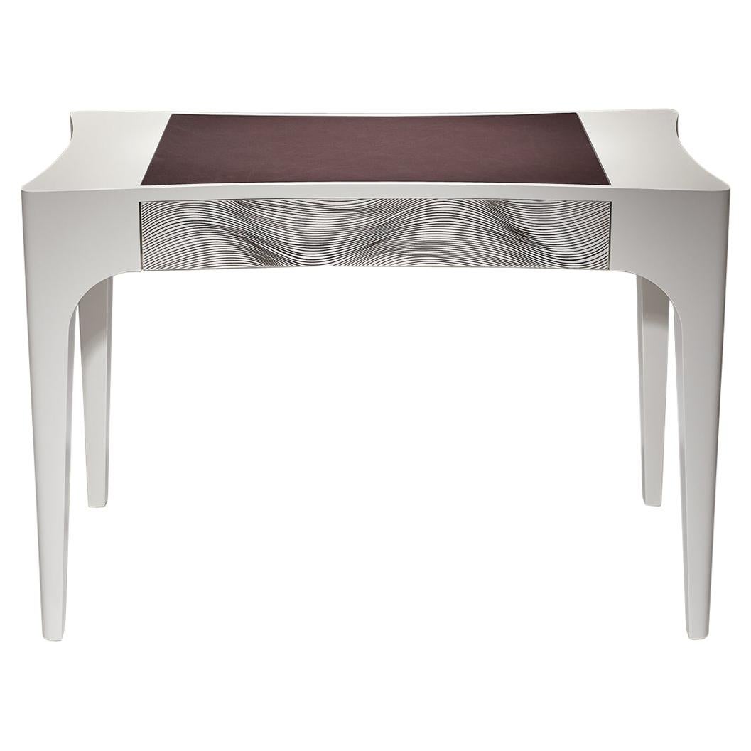 Slim Contemporary and Customizable Desk Table by Luísa Peixoto For Sale