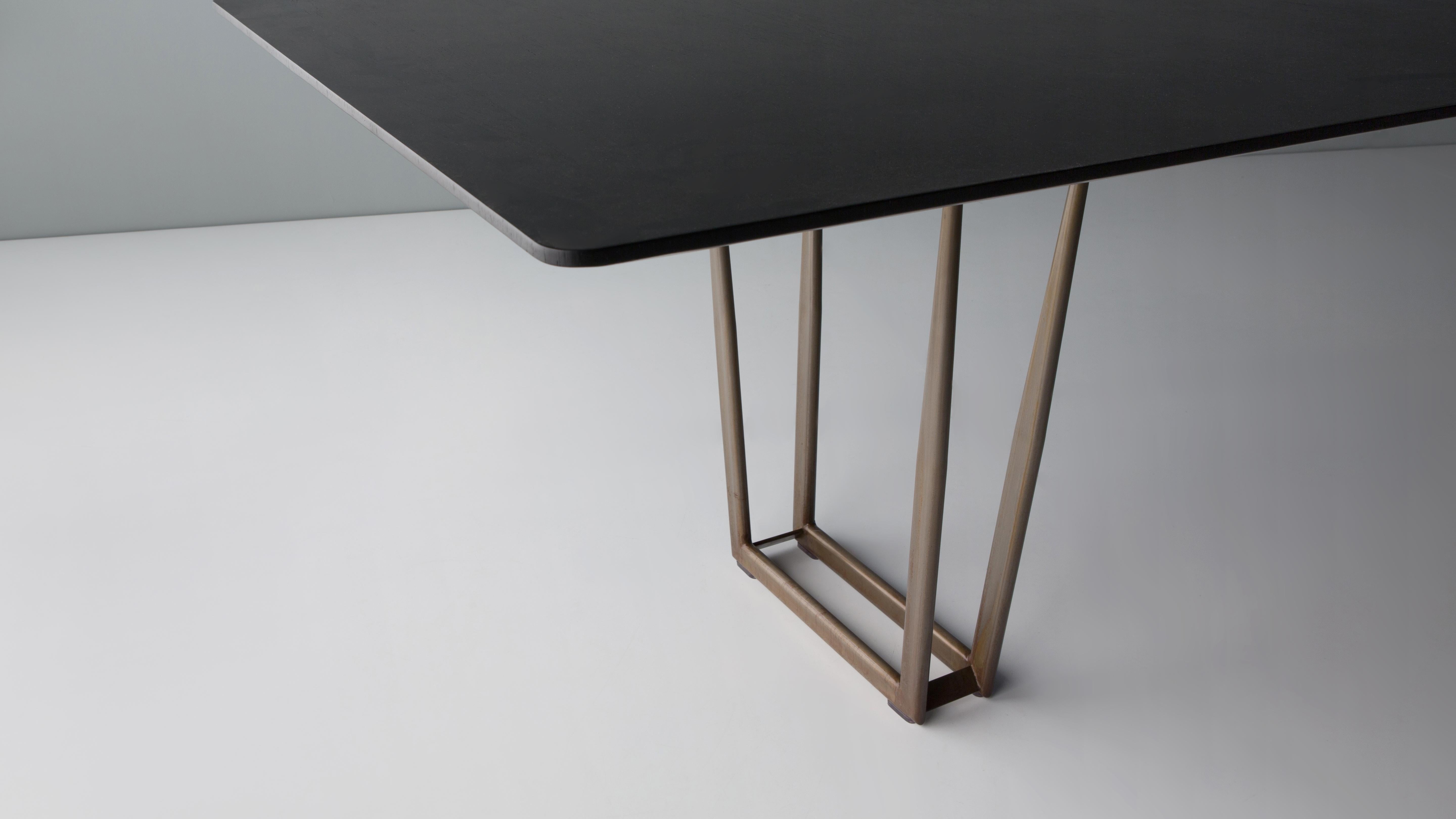 Post-Modern Slim Dining Table by Doimo Brasil For Sale