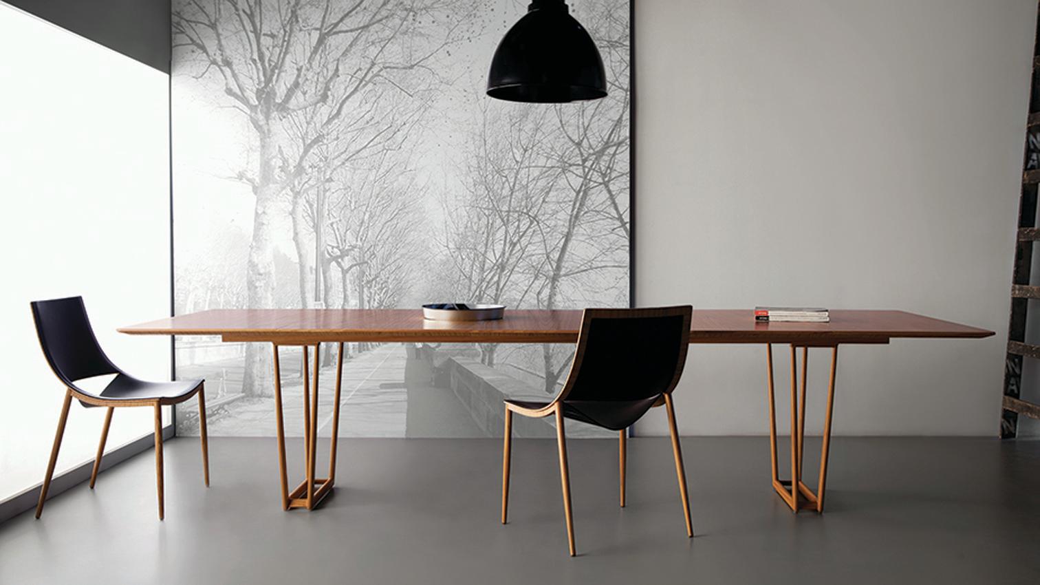 Post-Modern Slim Dining Table by Doimo Brasil For Sale