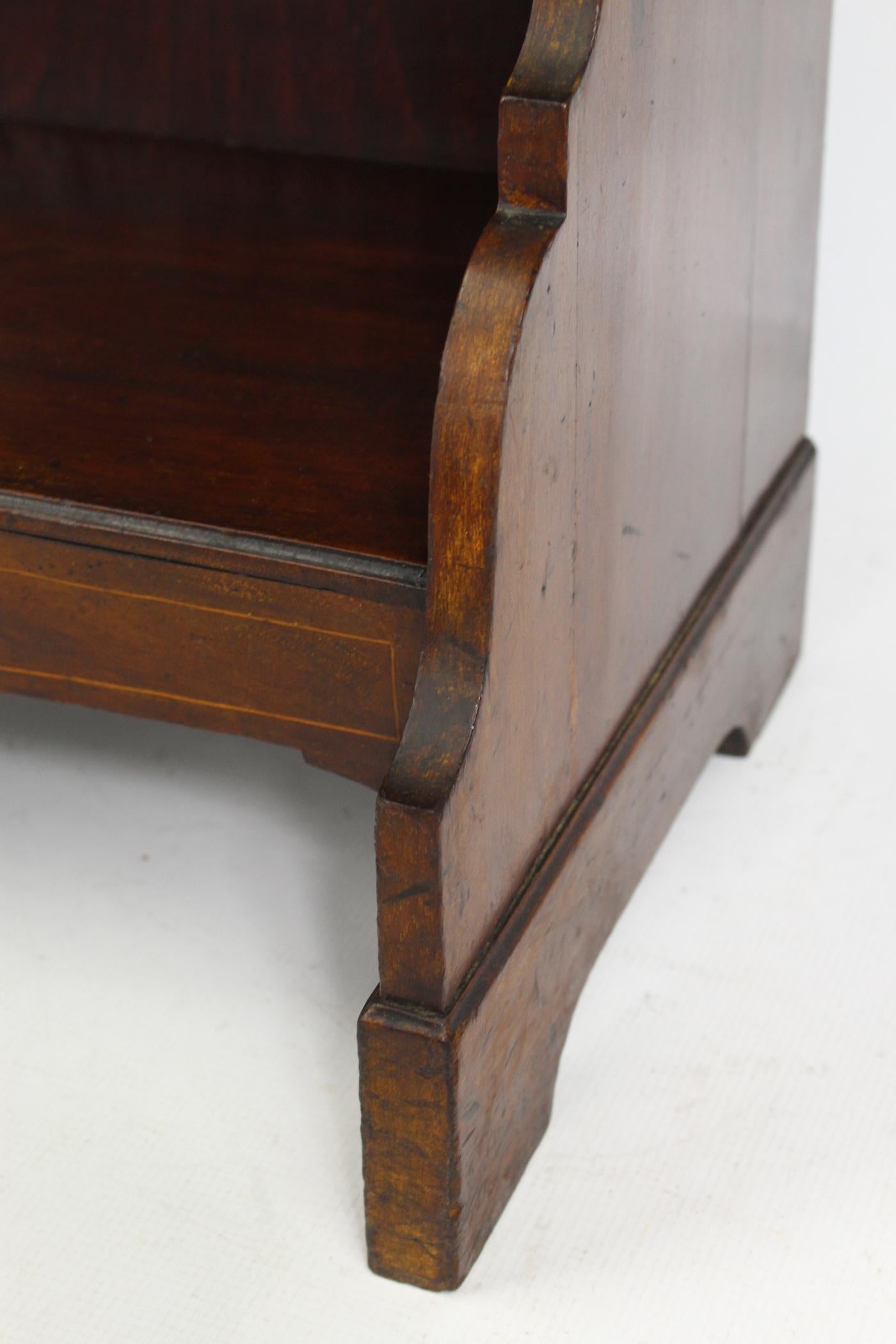 Slim English Edwardian Arts & Crafts Mahogany Hall Bureau Desk, circa 1905 For Sale 5