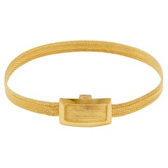 Slim Gold Band Bracelet