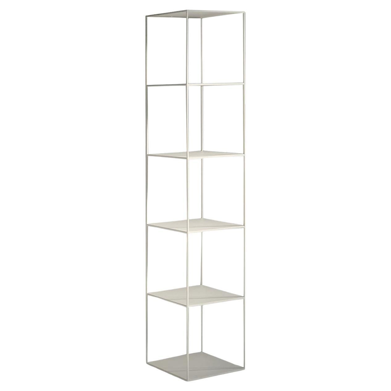 Estantería Slim Irony Column White Copper de M. Peregalli