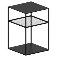 Slim Irony Triplet Table basse en cuivre noir par M. Peregalli #2