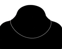 Slim Platinum 950 Cable Link Necklace Chain for Any Pendant