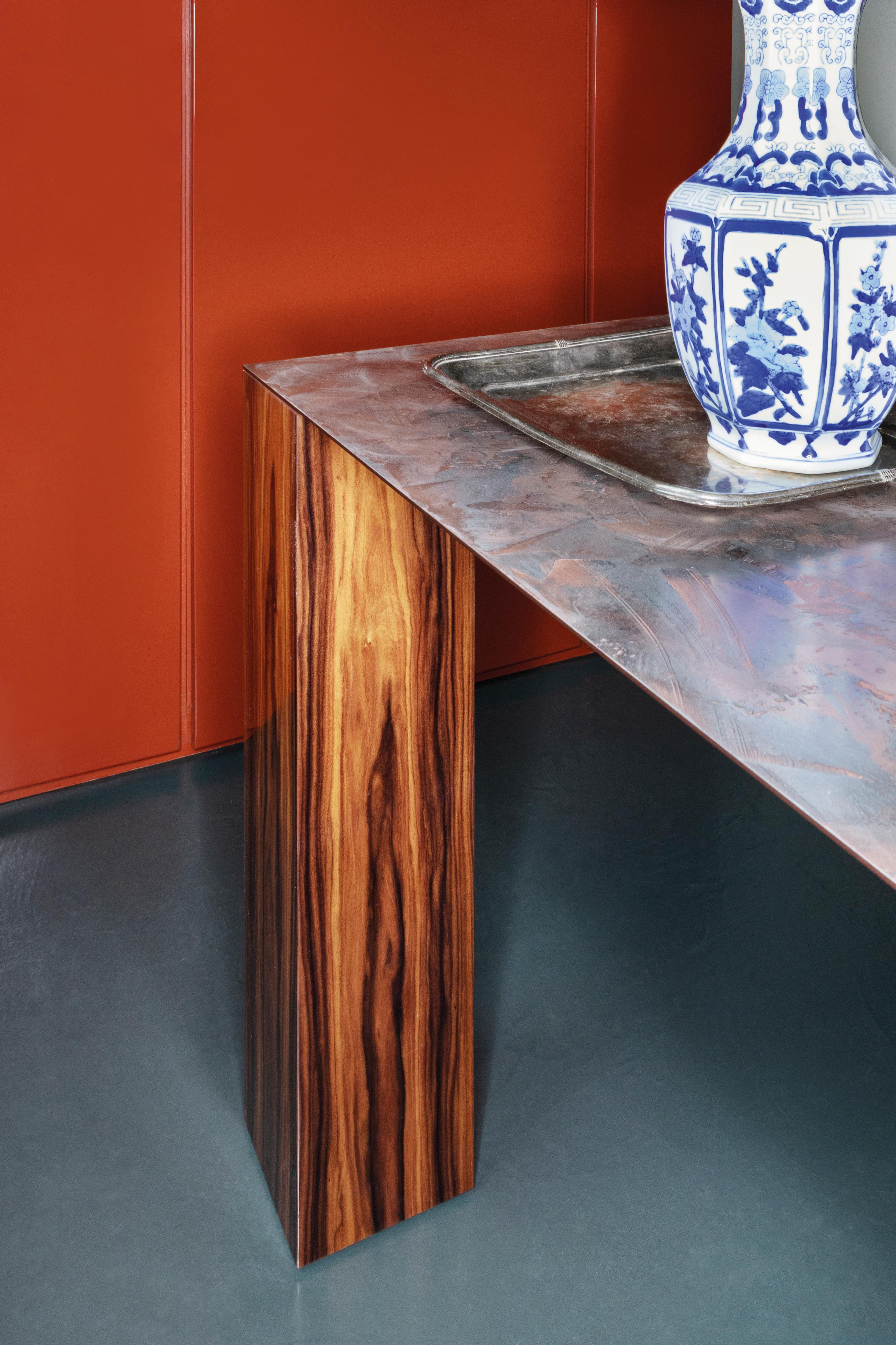 Mesa rectangular Slim by Somaschini Italiano en venta