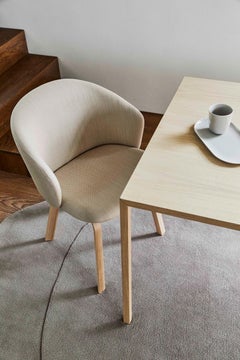 Tavolo in Wood sottile e rettangolare disegnato da Bertjan Pot