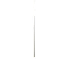 Slim Single LED Pendant Light in White Fiberglass by Jordi Vilardell