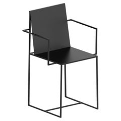 Slim Sissi Black Cooper Chair by Maurizio Peregalli