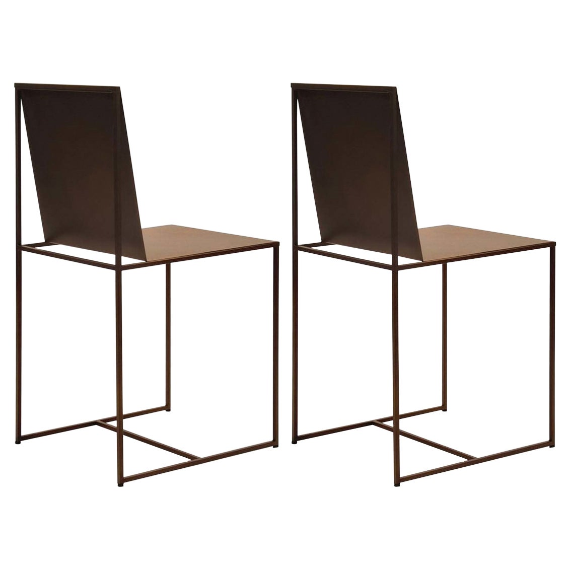 Slim Sissi Set of 2 Chairs by Maurizio Peregalli For Sale