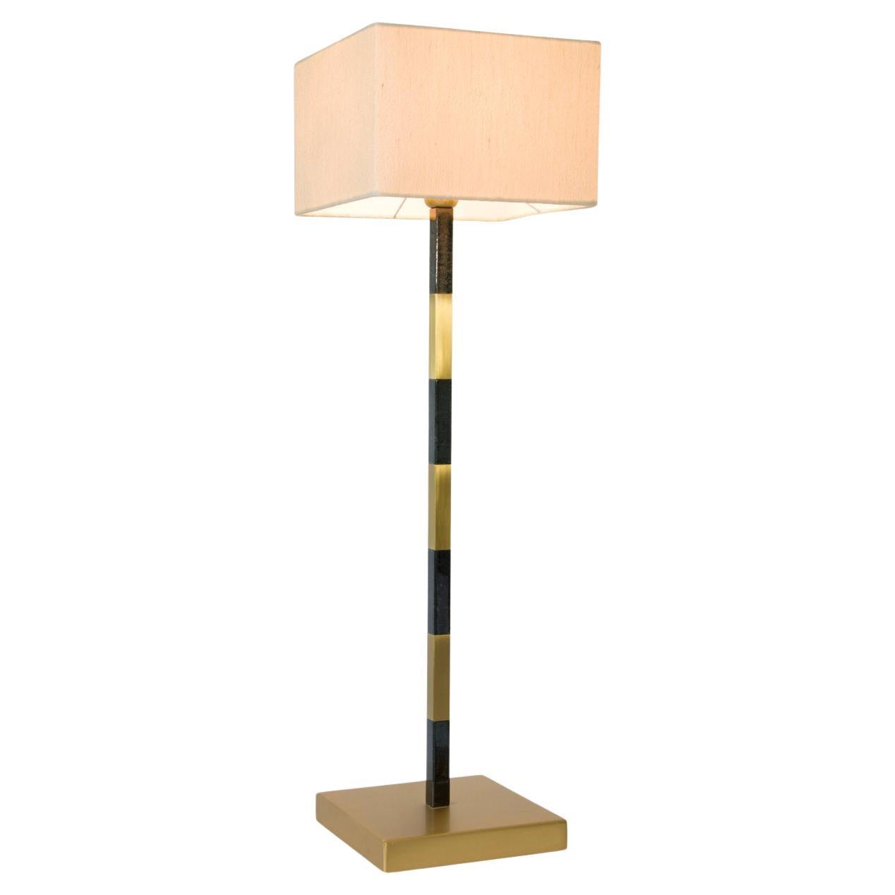 Slim Table Lamp in Brass For Sale