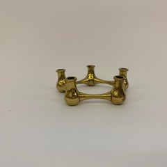Slim Tapered Brass Candlesticks by Jens Quistgaard, Denmark, 1950s