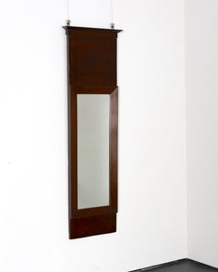 Miroir fin de style Empire français en noyer