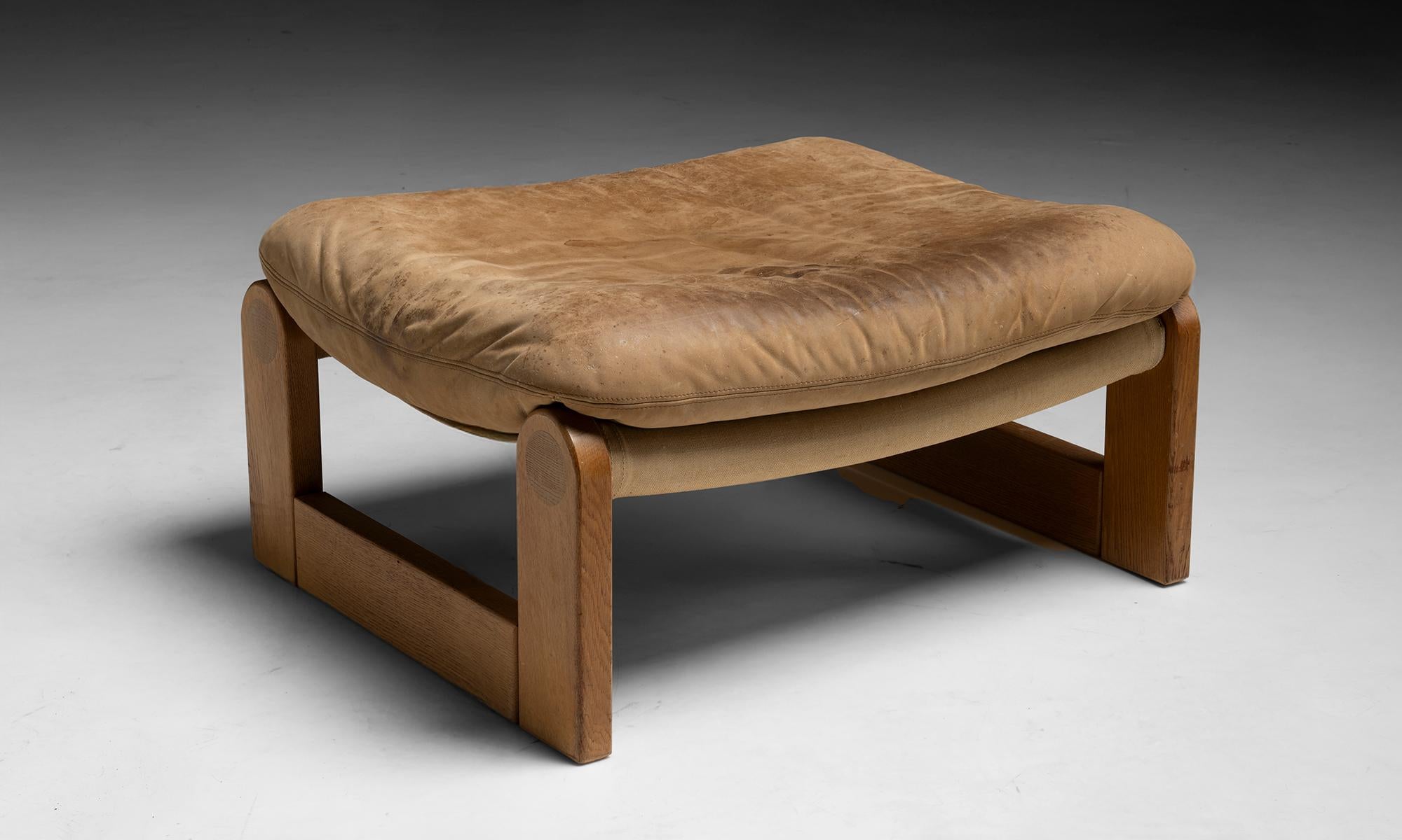 Silla Sling y Otomana, Francia circa 1970 en venta 2
