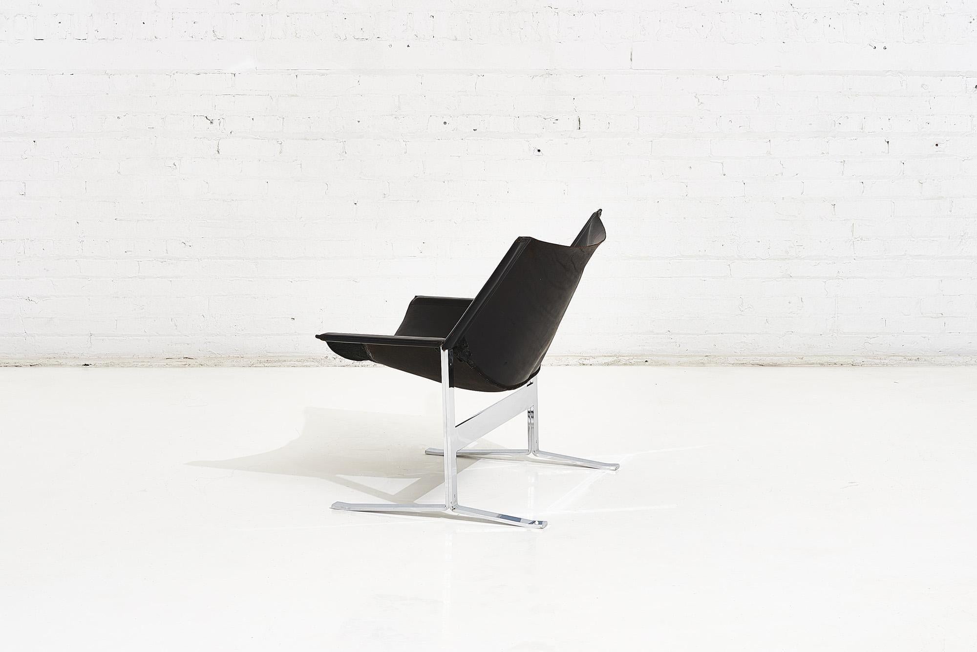 Modern Sling Chair Model 248 by Clement Meadmore, circa 1970
