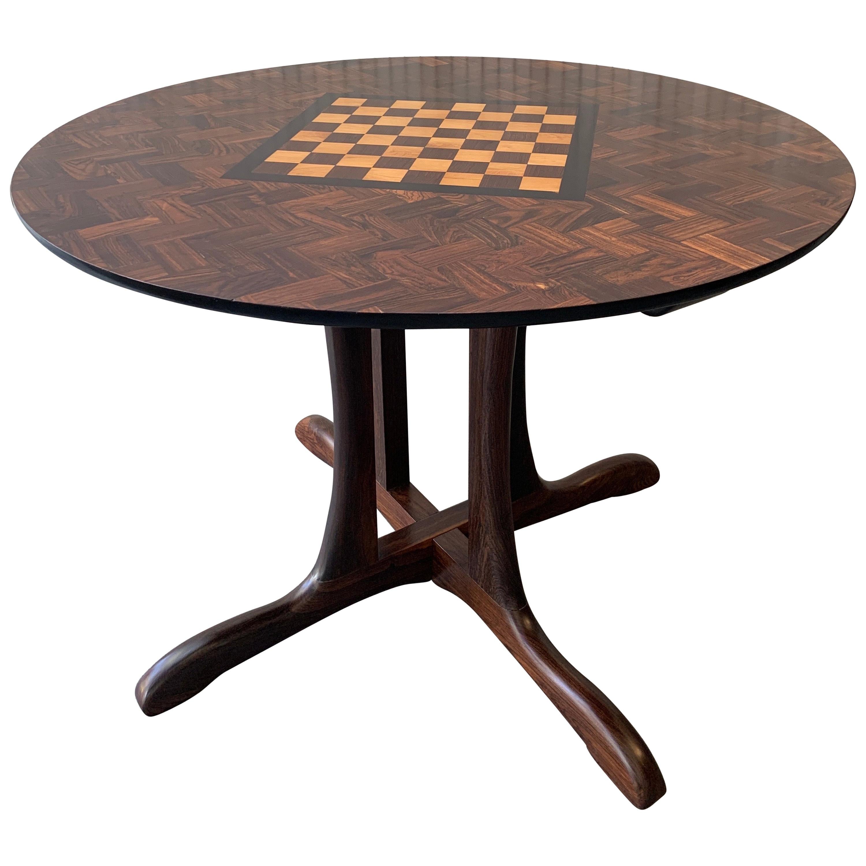 Sling Collection Round Game Table by Don Shoemaker