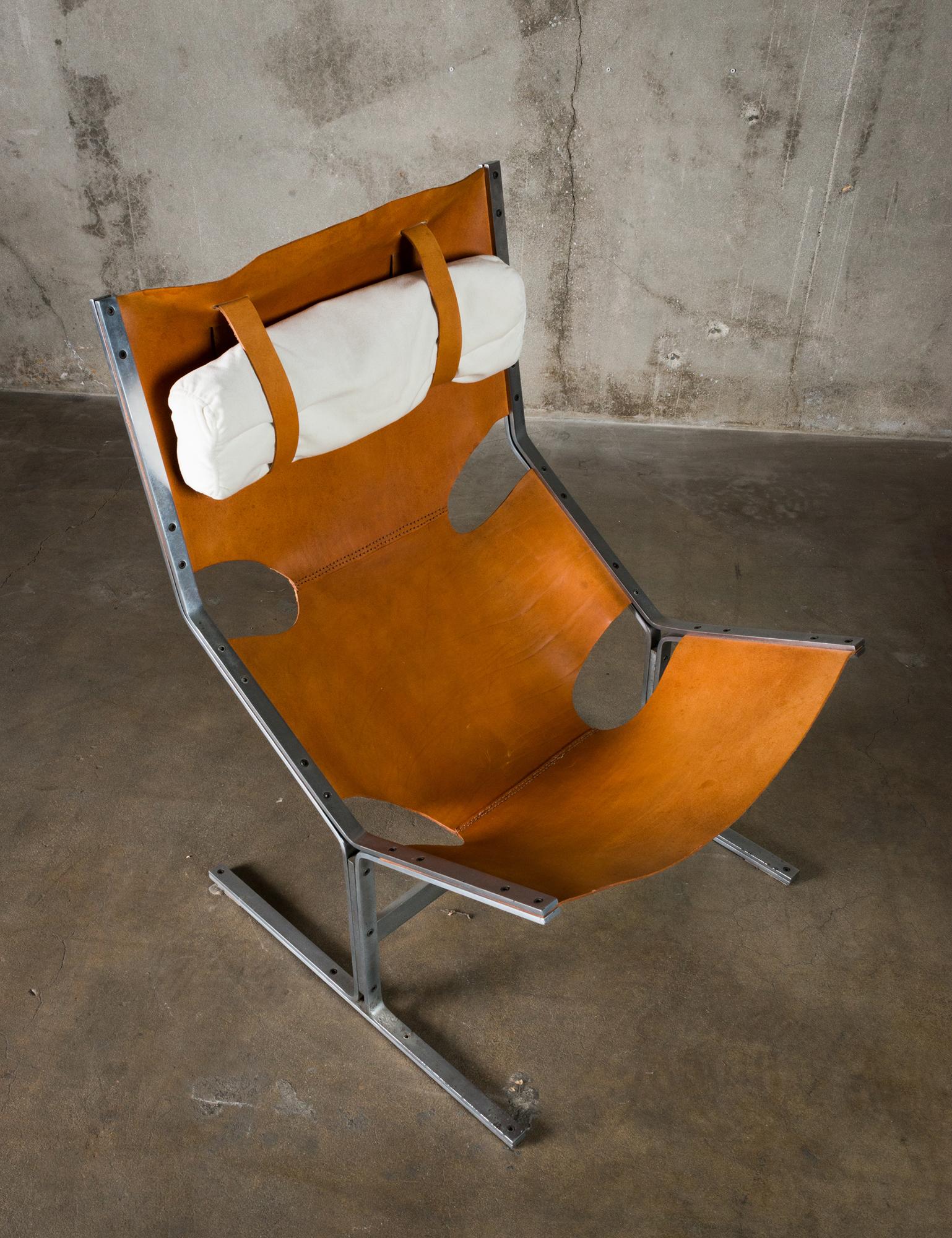 20th Century Sling Lounge Chair by A. Polak