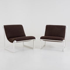 Sling Lounge Chair by Hannah & Morrison for Knoll International, 1980s