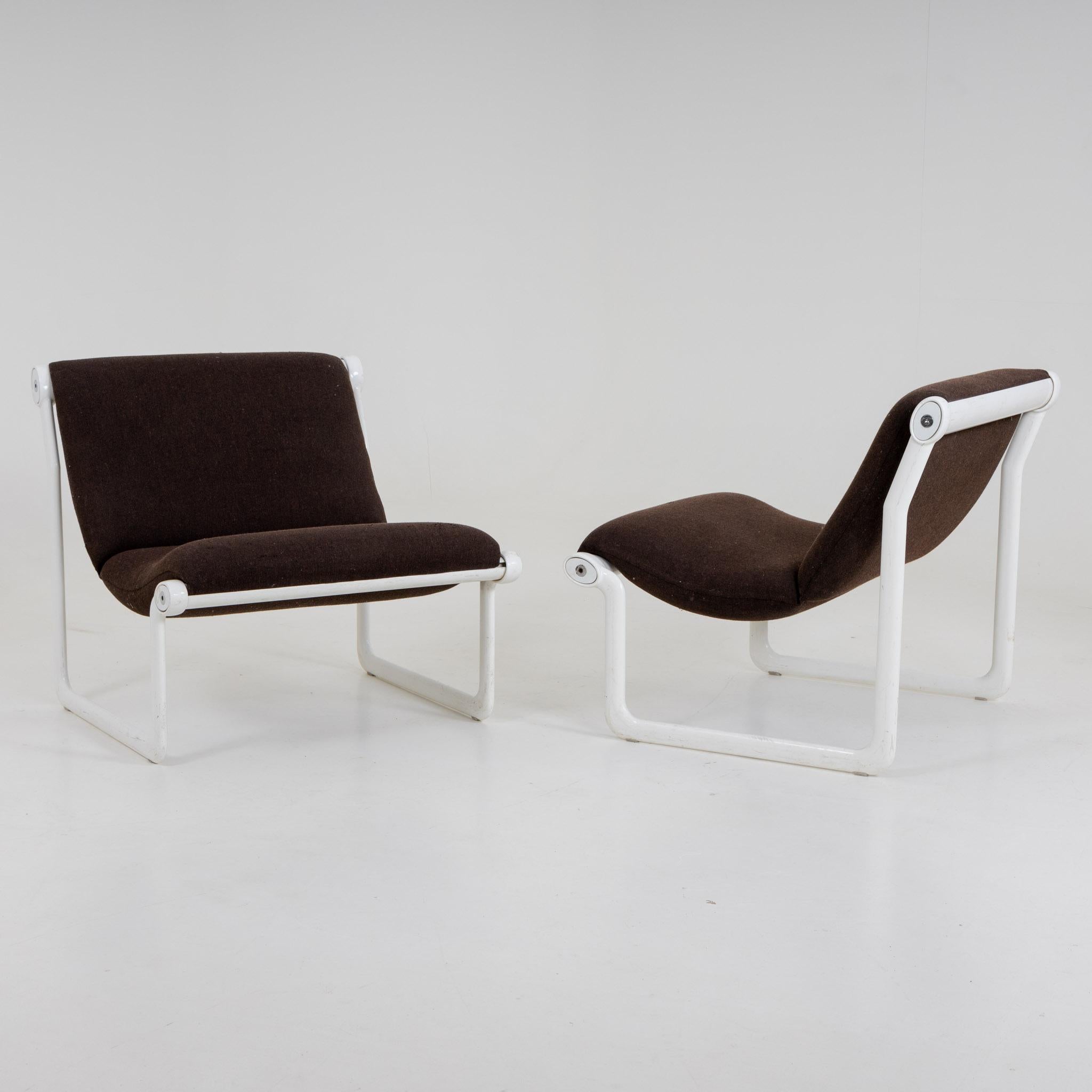 Modern Sling Lounge Chair by Hannah & Morrison for Knoll International, 1980s For Sale