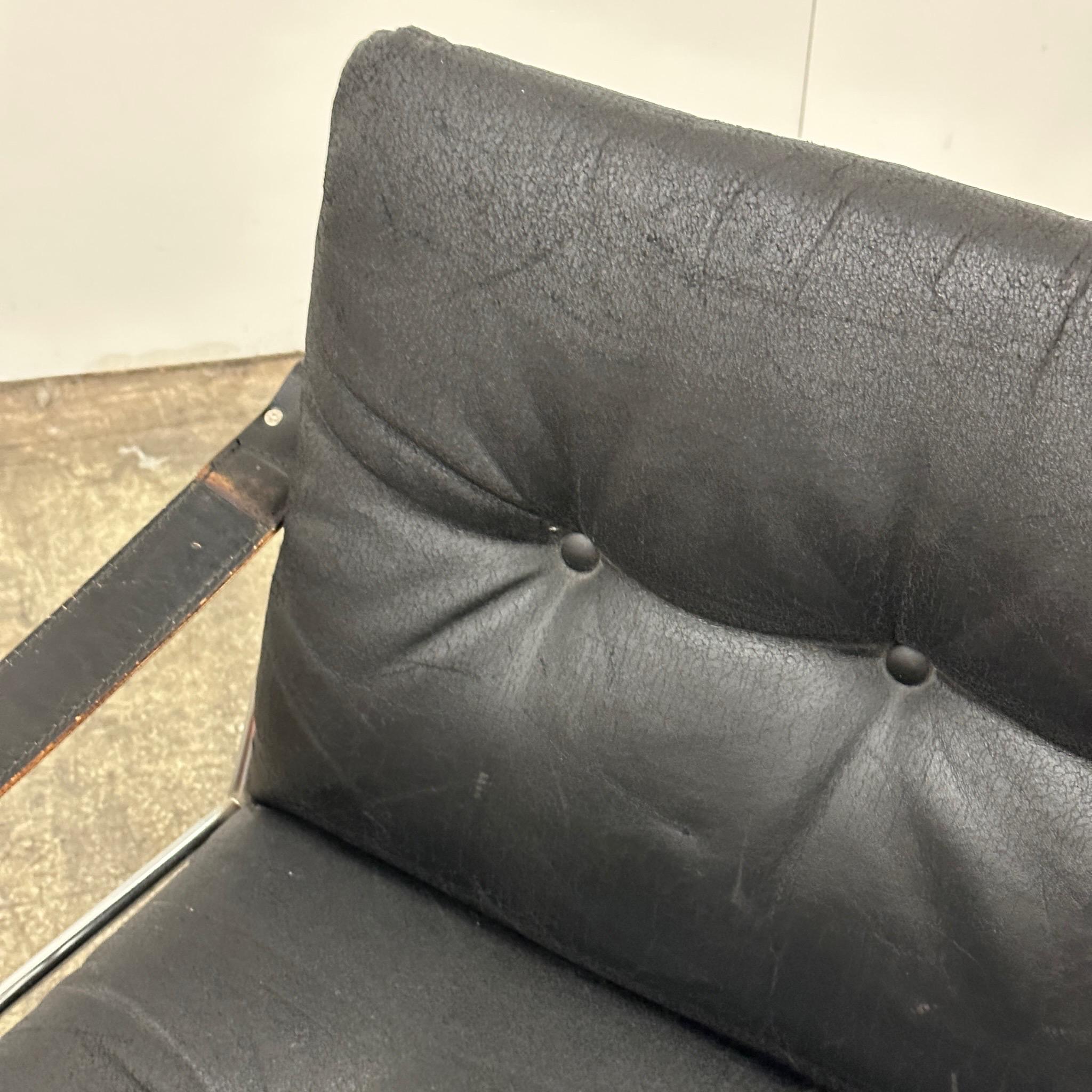 Sling Lounge Chair by Karin Mobring for Ikea In Good Condition For Sale In Chicago, IL