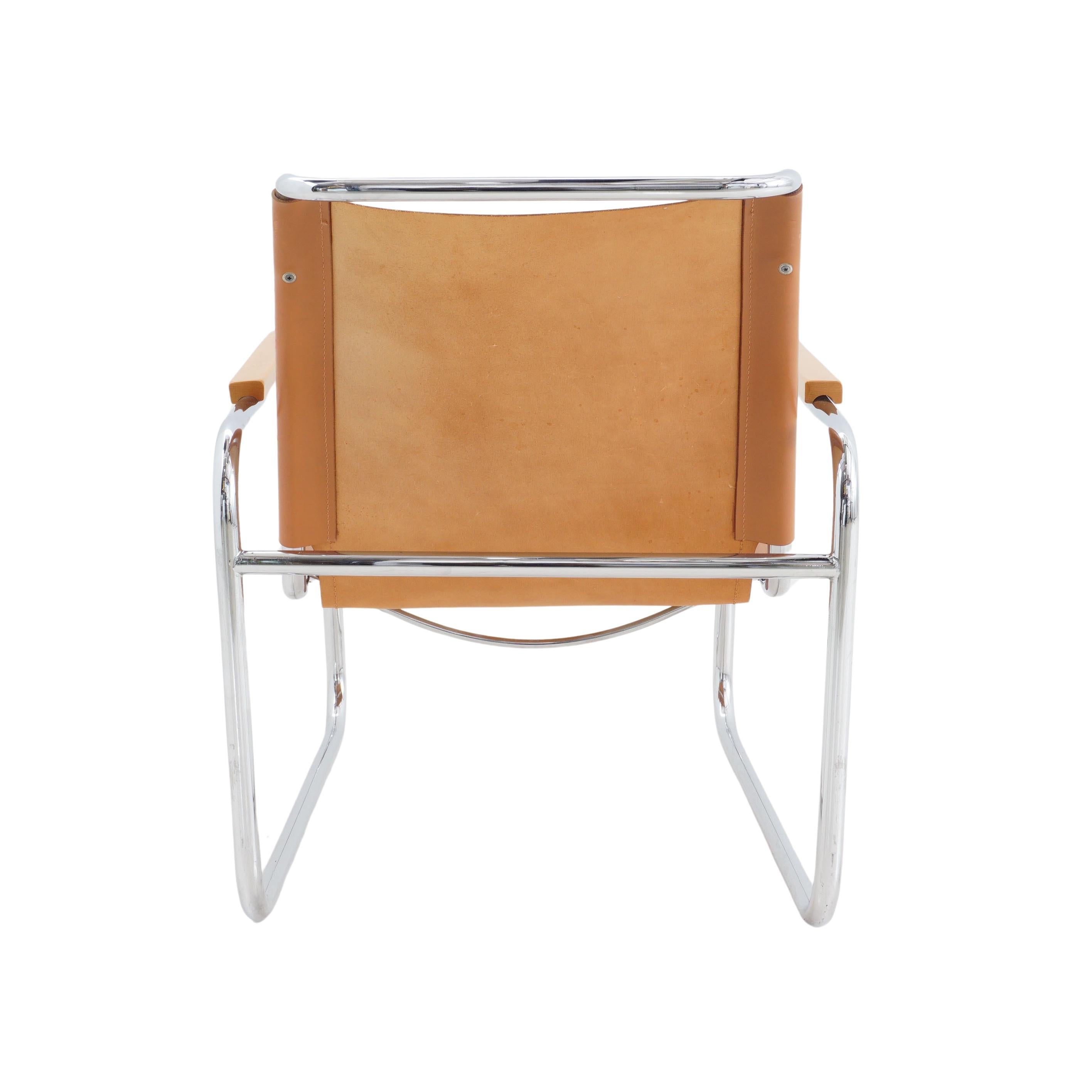 Sling Lounge Chair by Marcel Breuer, 1930s In Good Condition For Sale In Philadelphia, PA