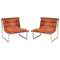 Chaises longues en forme de harnais par Hannah Morrison pour Knoll International