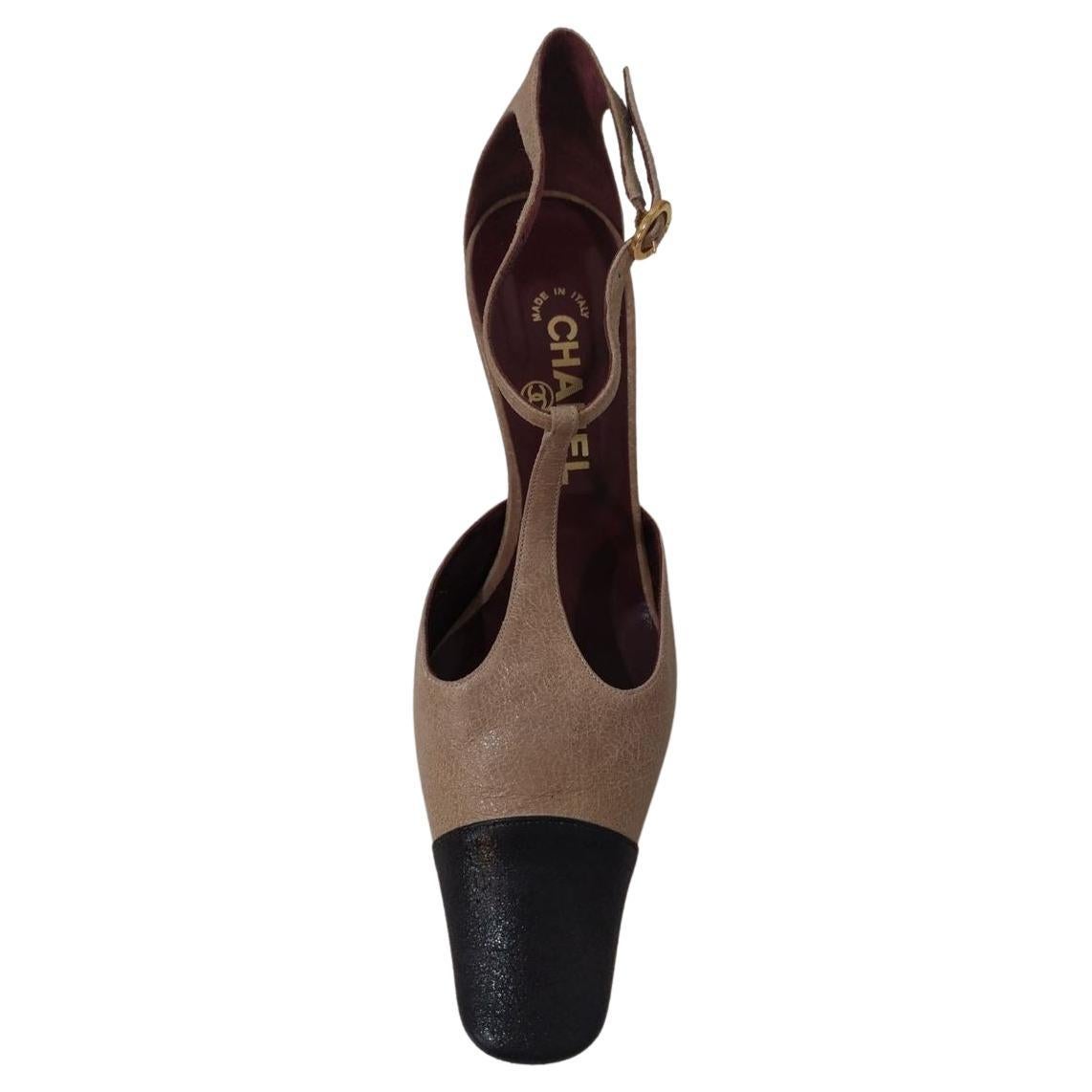 Portefeuille bicolore Slingback en vente