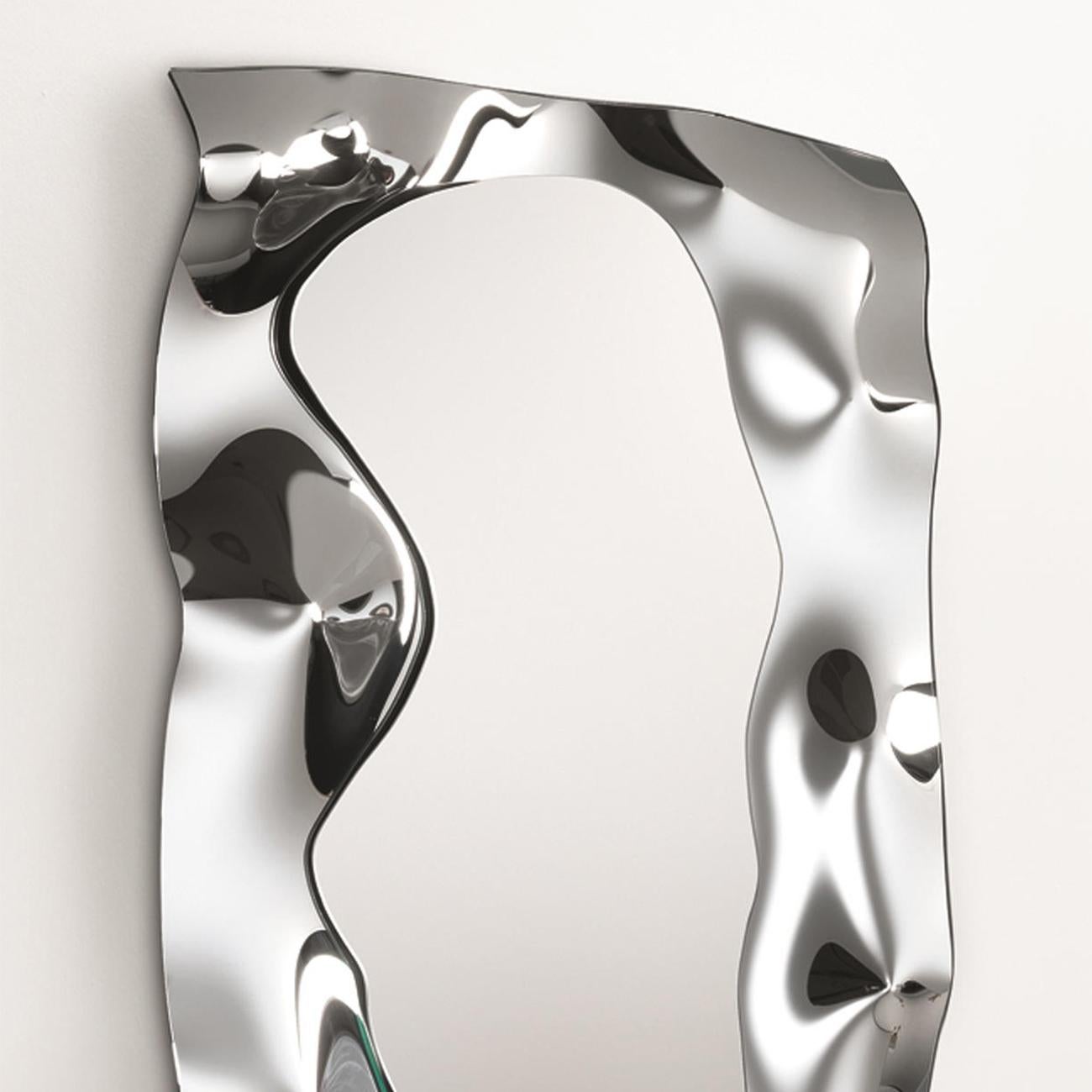 Vollspiegel mit Gliedern aus gesprenkeltem Spiegelglas (Italienisch) im Angebot