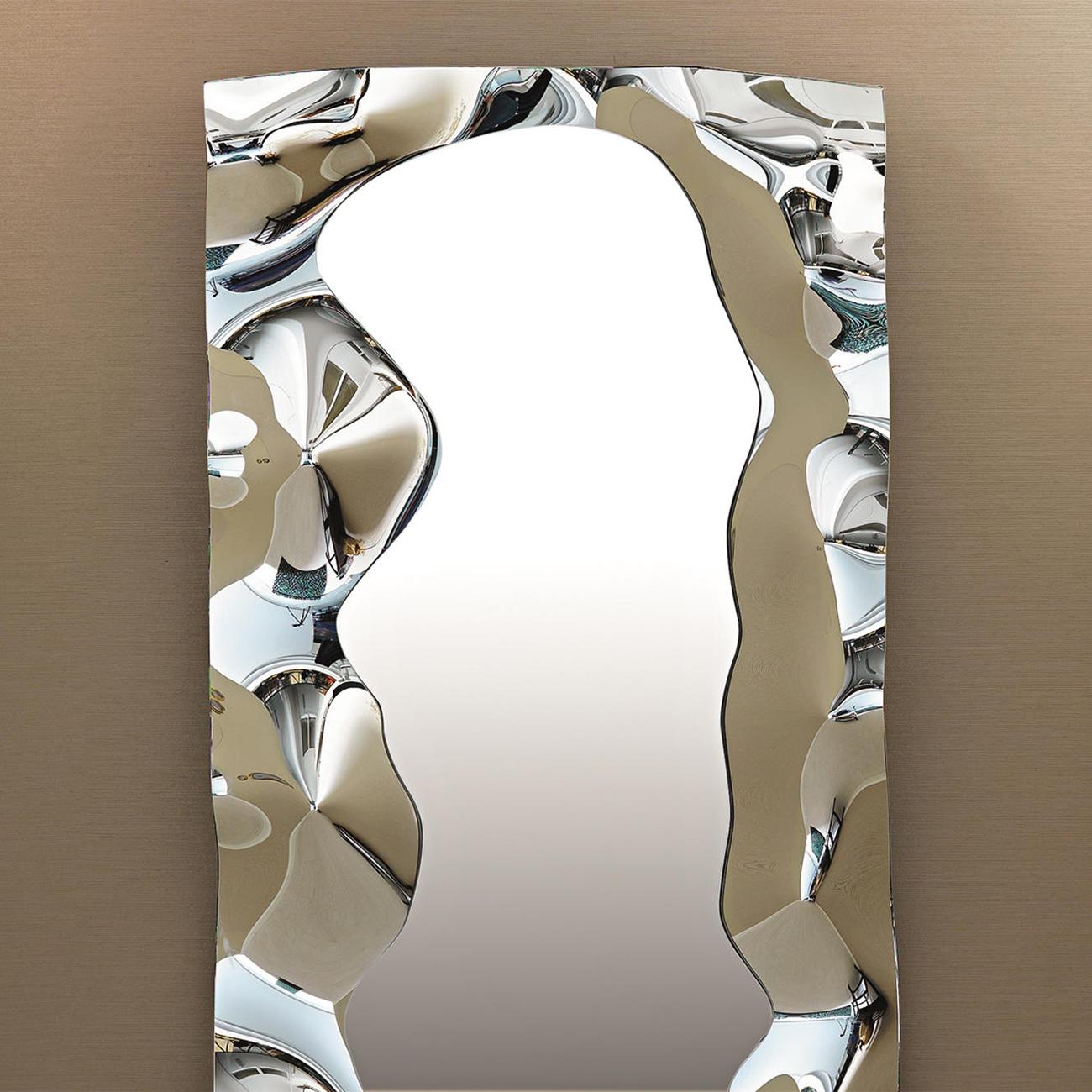 XXIe siècle et contemporain Miroir à maillons complet en verre de miroir fusionné en vente