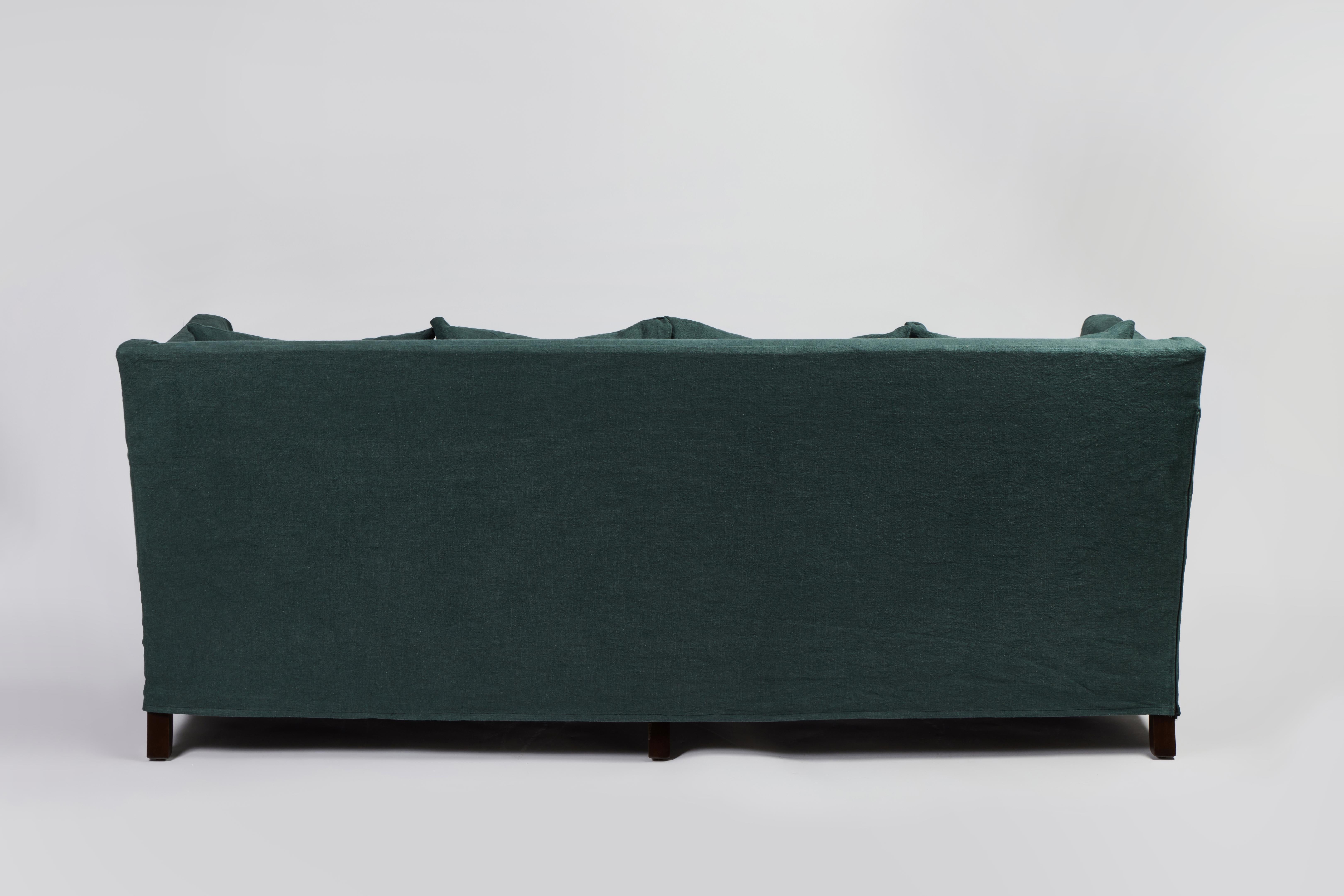 Sofa de jour avec coussin de matelassage français touffeté en vente 6