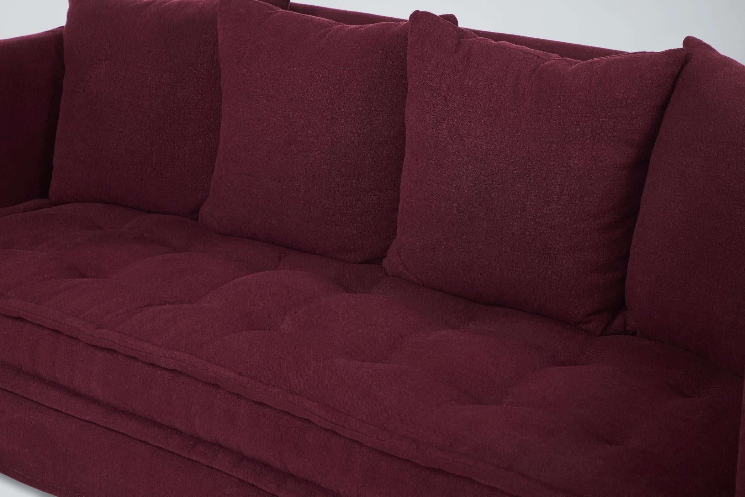 Tissu d'ameublement Sofa de jour avec coussin de matelassage français touffeté en vente