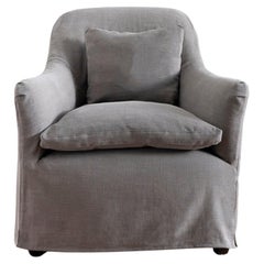Slipcovered Hazel Mini Chair in Molino Fog Organic Cotton
