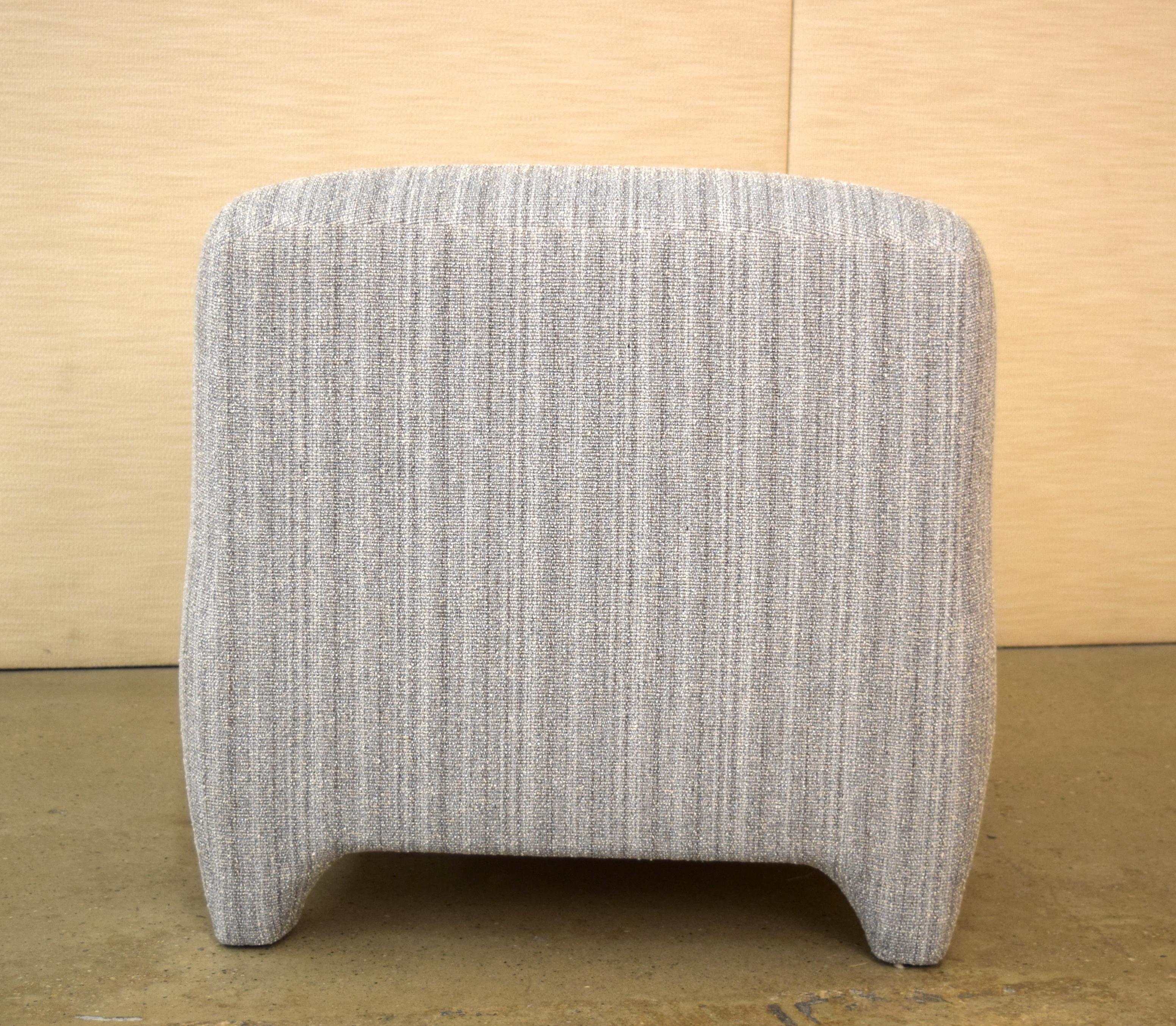 Contemporary Slipper Chair / Armchair with Ottoman by Tinatin Kilaberidze For Sale