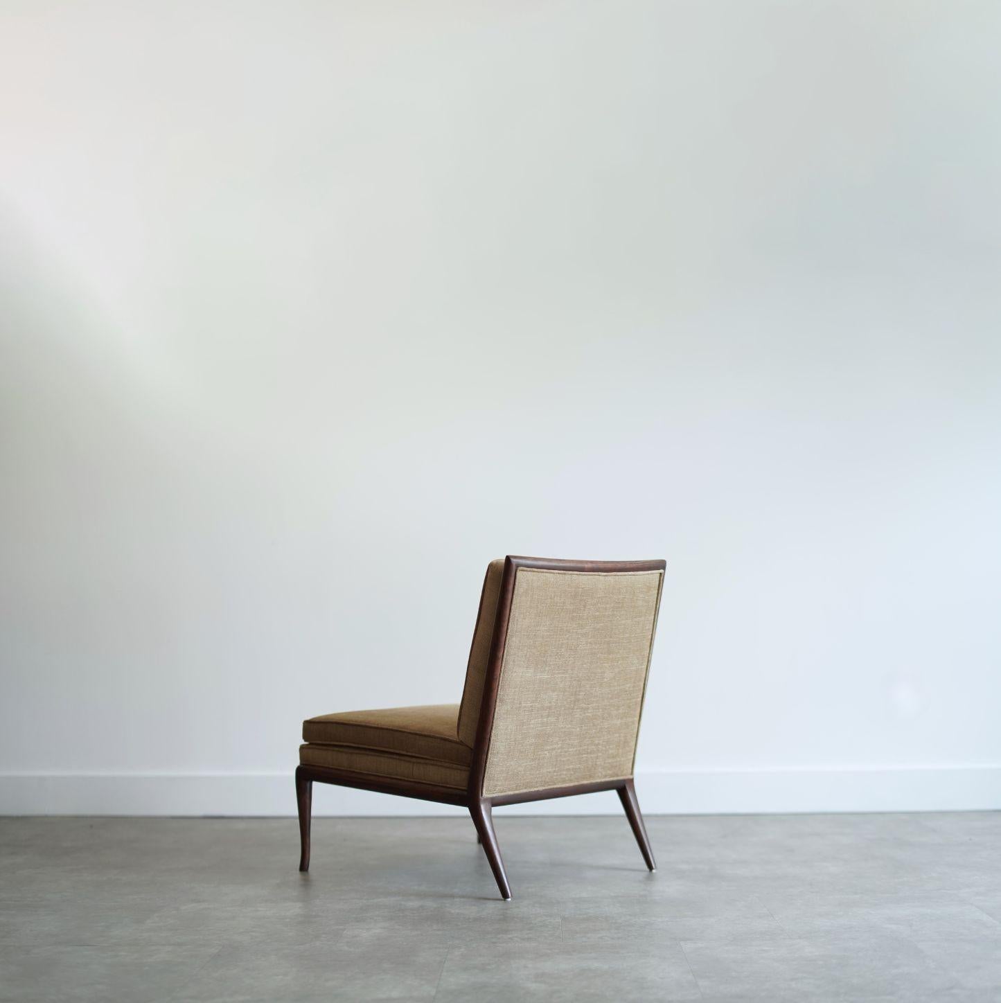 American Slipper Chair by T.H. Robsjohn-Gibbings, C. 1950s For Sale