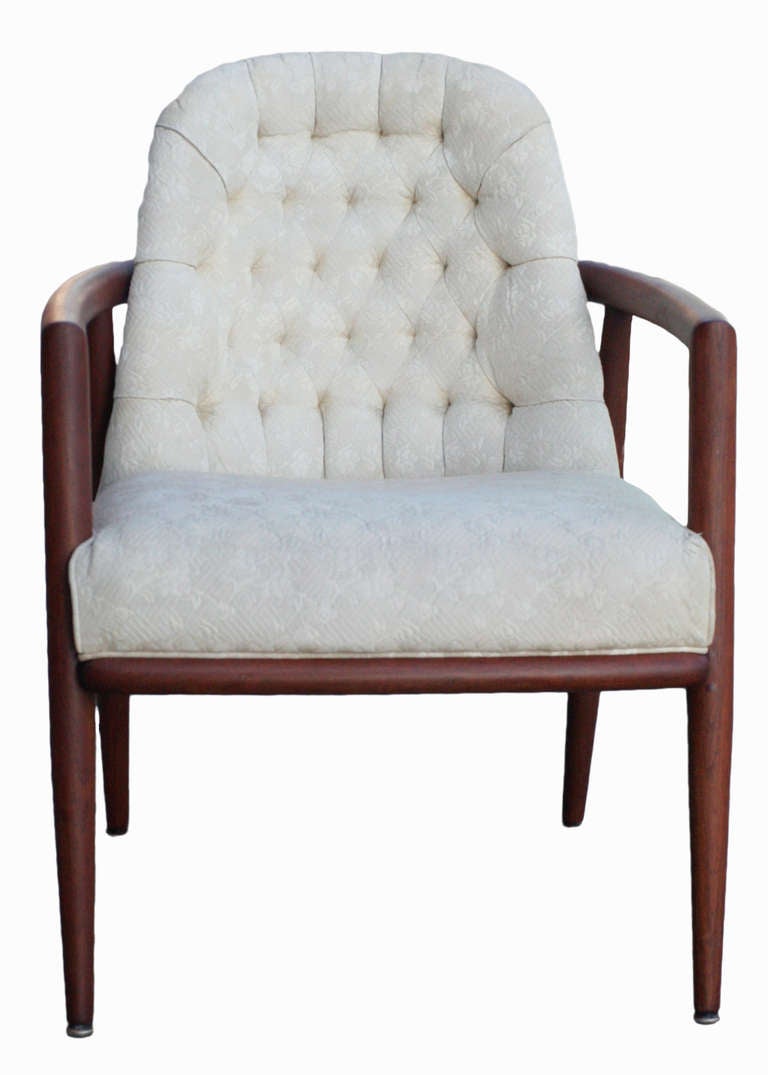 Mid-Century Modern Slipper Chair by T.H. Robsjohn-Gibbings for Widdicomb For Sale