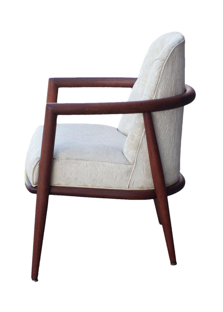 Slipper Chair by T.H. Robsjohn-Gibbings for Widdicomb In Excellent Condition For Sale In Van Nuys, CA