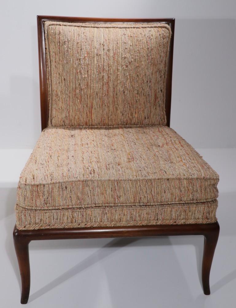 American Slipper Chair Designed by T H Robsjohn Gibbings for Widdicomb
