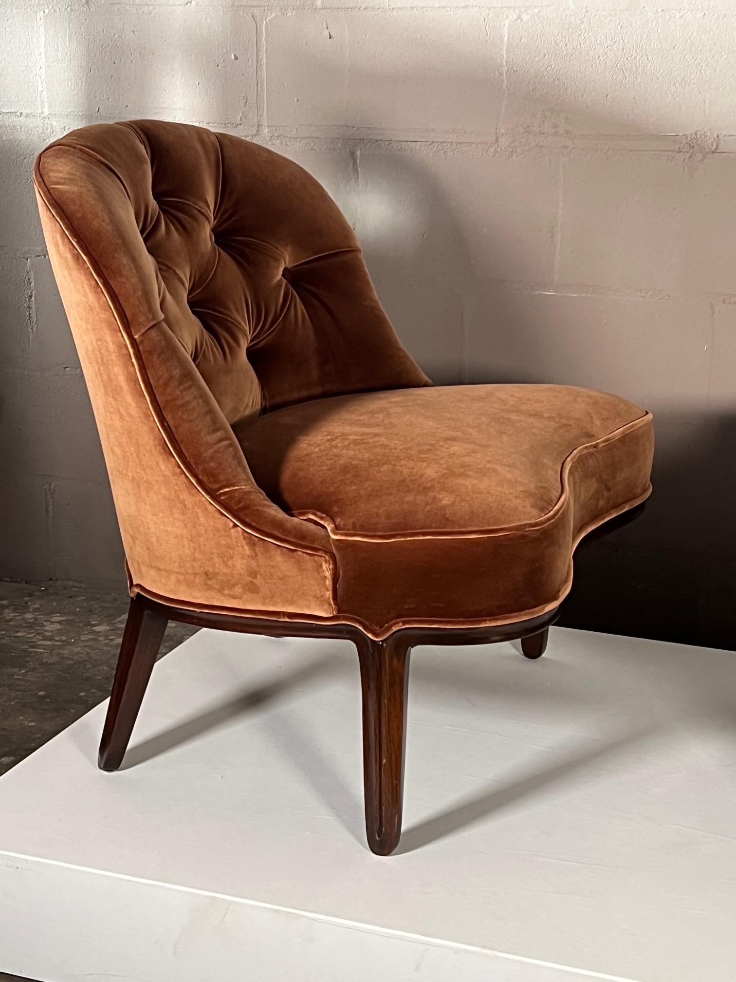 Slipper-Stühle von Edward Wormley für Dunbar Janus Kollektion im Angebot 7